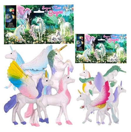 ANIMALI UNICORNI DEI SOGNI PZ.4 IN BUSTA   48 $