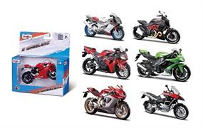 MOTO D-CAS 1/18 'STRADALI' MAISTO 6/ASS 12 E      DISPLAY      SCATOLA-M