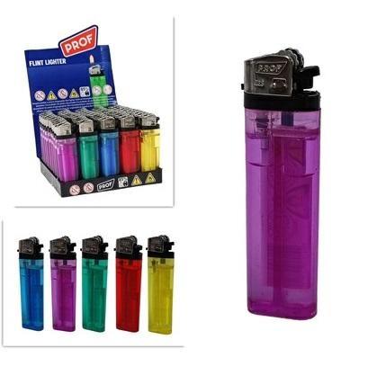 ACCENDINO 'FLUO' C/PIETRINA USA E GETTA 5/ASS  50 £   -MIN 50    DISPLAY