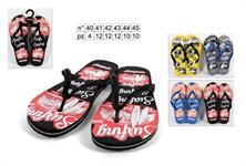 CIABATTE DUS UOMO INFR 40/45 'SURFING'       60 £    -MIN 30    4/COLORI