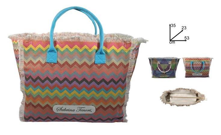 BORSA MARE CM.53x35 S-TENORI ZIGZAG 2/COL 12 £     -LUX