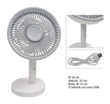 VENTILATORE CM. 33 RICAR. USB 3 VELOC. BIANCO 10 £               SCATOLA