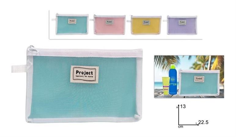 BORSELLO BEAUTY CM. 22x13 'PROJECT' OXFORD NYL. 72 £  -4/COL  -MIN 4