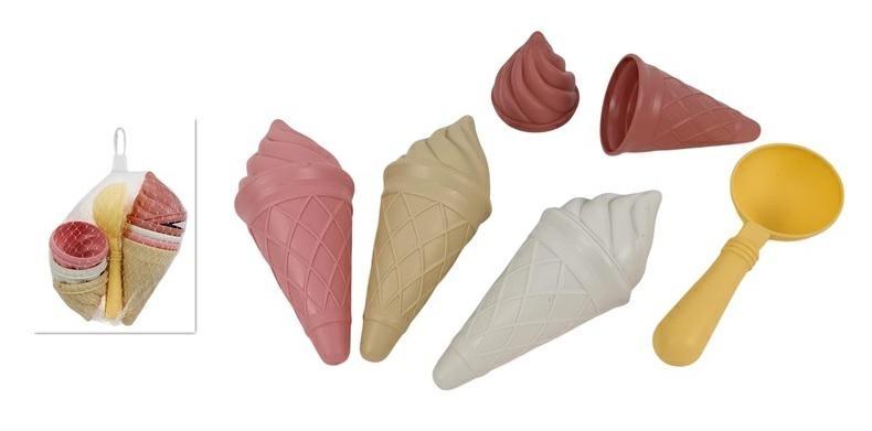 FORMINE SET GELATI 4 CONI C/PALETTA RETE  60 £  -MIN 6