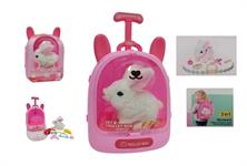 TROLLEY ZAINETTO C/CONIGLIO SUONI/MOV. E ACC 10 £