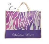 BORSA MARE CM.56x42 S-TENORI JUTA ONDULATA  24 £   4/COLORI
