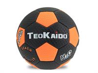 PALLONE BEACH/SOCCER CUOIO 'NERO-ARANCIO'  24 £