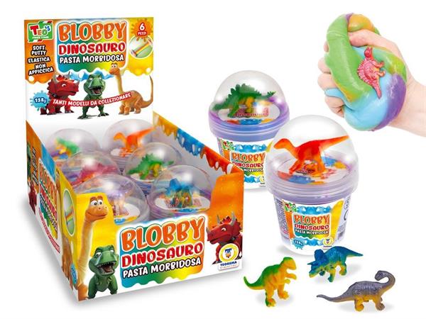 SLIME 'DINOSAURO' BLOBBY PUTTY 6/ASS   6 £       -138 G        DISPLAY-X