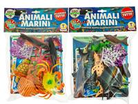 ANIMALI MARINI C/ACCESSORI E MAPPA 2/ASS  24 £