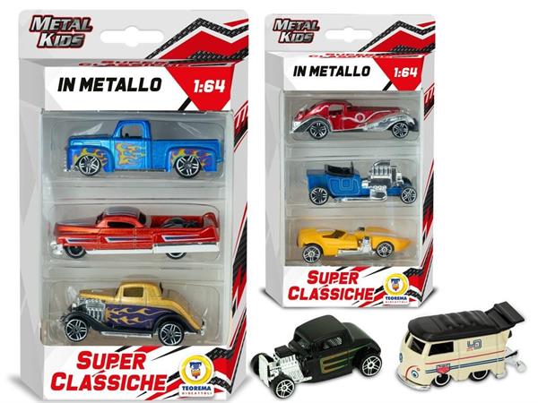 AUTO D-CAS 1/64 'AMERICAN' SET 3 PZ. 3/ASS 48 £                SCATOLA-M