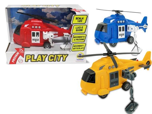 ELICOTTERO 1/20 EMERGENCY LUCI/SUONI 3/ASS 12 £                SCATOLA-M