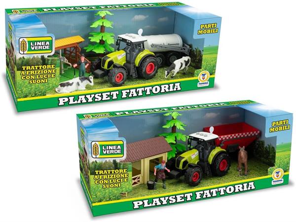 PLAYSET FATTORIA C/TRATTORE LUCI/SUONI E STALLA 6 £            SCATOLA-M