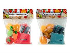 CUCINA SET CHEF 'PORTACOLTELLI' C/ACCESSORI 12 £   2/ASS         BUSTA-F