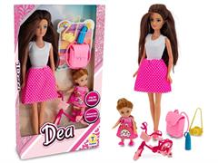 BAMBOLA 'DEA' MAMMA C/FIGLIA AL PARCO  12 £                    SCATOLA-F