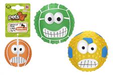 PET GIOCO PALLINA C/SUONO PER CANI 3/ASS   24 £