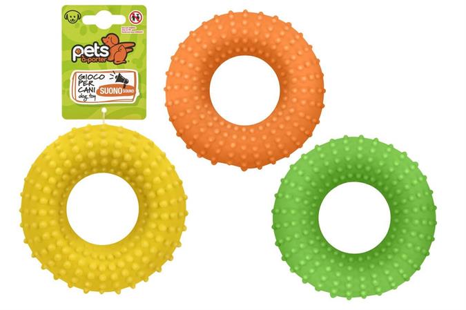 PET GIOCO CIAMBELLA C/SUONO PER CANI 3/ASS  24 £
