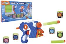 PISTOLA SOFT GUN C/6 PROIETTILI E BERSAGLI  12 £               SCATOLA-M