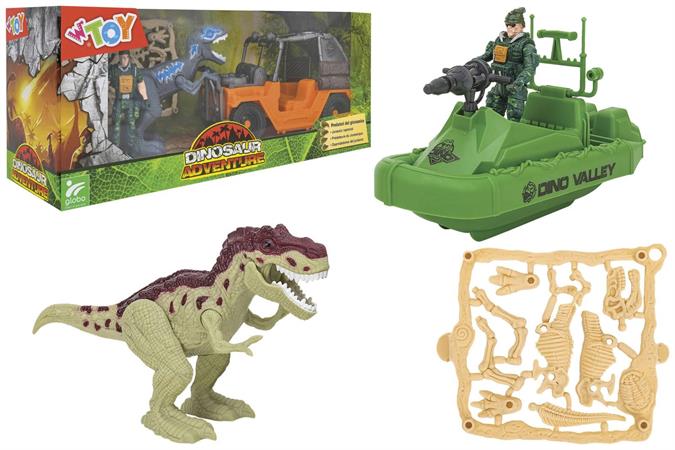 DINOSAURO PLAYSET C/VEICOLO E PERSONAGGIO 2/ASS 6 £            SCATOLA-M