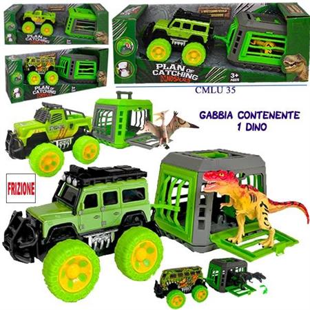 AUTO MONSTER A FRIZIONE C/GABBIA DINOSAURO 24 £    3/ASS       SCATOLA-M