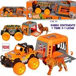 AUTO MONSTER A FRIZIONE C/GABBIA TIGRE/LEONE 48 £    2/ASS     SCATOLA-M