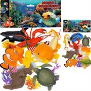 ANIMALI MARINI 'MONDO SOMMERSO' C/PESCE PALLA 48 £    2/ASS      BUSTA-M
