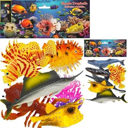 ANIMALI MARINI 'PESCI MONDO TROPICALE' 2/ASS 48 £                BUSTA-M