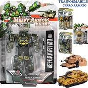 ROBOT TRANSFORMER MILITARE CARROARMATO 3/ASS 48 £              BLISTER-M