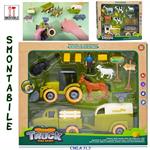 PLAYSET FATTORIA C/MEZZI SMONTABILI E ANIMALI 12 £    2/ASS    SCATOLA-M
