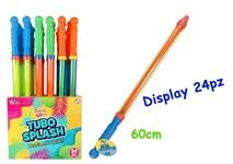 TUBO SPRUZZA ACQUA CM. 60  4/COLORI       24 £  -MIN 6           DISPLAY