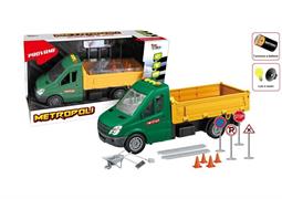 CAMION 'LAVORI IN CORSO' LUCI/SUONI A FRIZIONE 6 £             SCATOLA-M