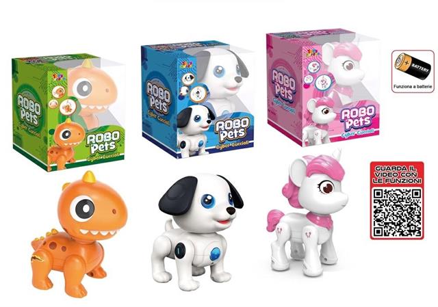 ANIMALI 'ROBOPETS' CAMMINANTI C/SUONI 2/ASS 8 £                SCATOLA-X