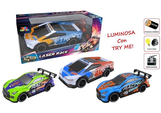 AUTO R/COM 1/18 'LASER RACER' LUCI/SUONI  8 £      4/ASS       SCATOLA-M