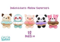 PELUCHE CM. 24 ANIMALI C/DONUT TNT  5/ASS 10 £