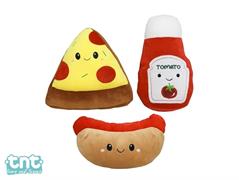 PELUCHE CM. 19 FAST FOOD TNT 3/ASS 12 £