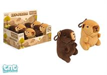 PORTACHIAVI PELUCHE CM. 12 CAPYBARA 2/ASS TNT 12 £             DISPLAY-X