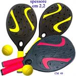 RACCHETTE BEACH PADEL CM. 49 C/PALL. 2/COL 12 £