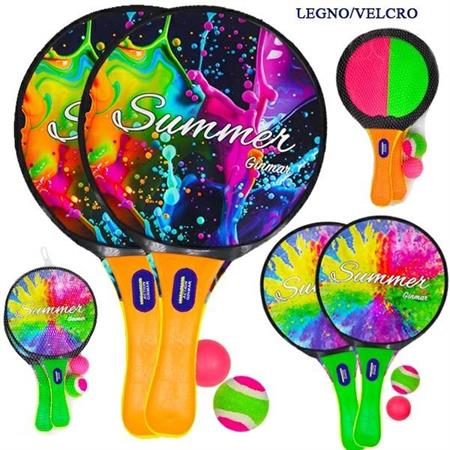 RACCHETTONI VELCRO 'SUMMER' SET PZ.2     48 £    -2/FANTASIE