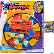 GIOCO BERSAGLIO VELCRO C/PISTOLA E PALLINE 48 £     2/ASS      BLISTER-X