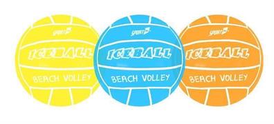 PALLONE PLAST MM.230 'ICEBALL' 3/COL 50 £          -MIN 3