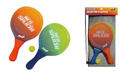 RACCHETTONI NEOPRENE PZ.2 BEACH SET C/PAL 12 £