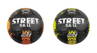PALLONE BEACH/SOCCER CUOIO 'STREETBALL' 2/ASS 48 £