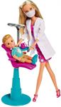 BAMBOLA 'STEFFI LOVE' DENTISTA C/BIMBO E ACC 6 £               SCATOLA-F