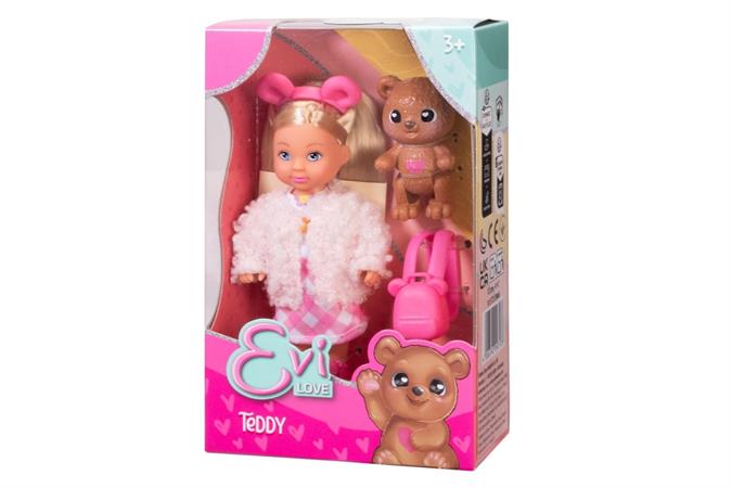 BAMBOLA 'EVI LOVE' C/ORSETTO TEDDY E ACC 12 £                  SCATOLA-F