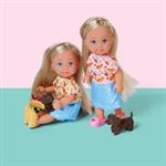 BAMBOLA 'EVI LOVE' C/CANE HOT DOG    24 £                      SCATOLA-F
