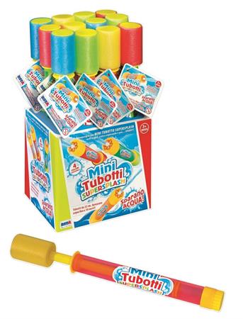 TUBO SPRUZZA ACQUA CM. 30 MAN/SPUGNA 4/ASS     12 £    -MIN 6    DISPLAY