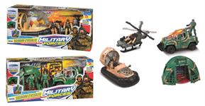 PLAYSET SQUADRA D'ASSALTO C/MEZZI MILITARI 12 £    2/ASS       SCATOLA-M