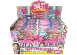 BEAUTY SET FASCE PER CAPELLI C/ACCESSORI 8 £       45 PEZZI    DISPLAY-F
