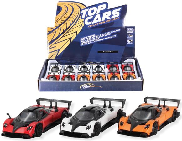 AUTO D-CAS 1/36 PAGANI ZONDA R +MAT R/CAR 12 £   -MIN 2        DISPLAY-M