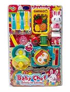 CUCINA SET 'BABY CHEF' C/POSATE E ACCESSORI 24 £    2/ASS      BLISTER-F