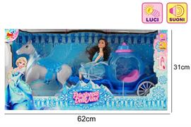 BAMBOLA PRINCIPESSA LUC/SUO C/CARROZZA E CAVALLO 4 £           SCATOLA-F